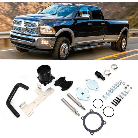 Kit de suppression du refroidisseur EGR et du papillon des gaz compatible avec Dodge Ram 6.7L Cummins Diesel 10-14 (1/5)