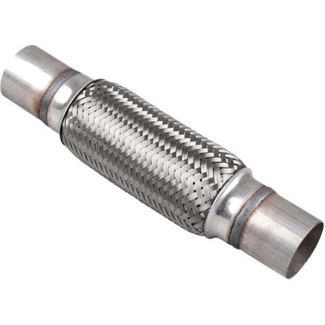 BUNTHAUS Diamètre intérieur 45250, avec tube soudé,Tuyau flexible tressé,Tuyau d'échappement pour voiture,Soufflet d'échappement,Tuyau d'échappement flexible en acier inoxydable,Tuyau d'échappement fl