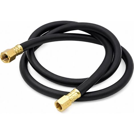 Kit de raccord 2 m 1/4 Pouce pour Tuyau de gaz Industriel en Bouteille (Argon, Azote, CO2, air comprimé), Tuyau de soudage, écrou Union pour soudage (1/5)