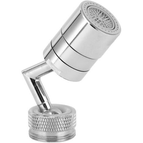 Tête de robinet universelle G1/2 avec buse de pulvérisation à économie d'eau à 720 degrés pour cuisine et salle de bain (1/3)