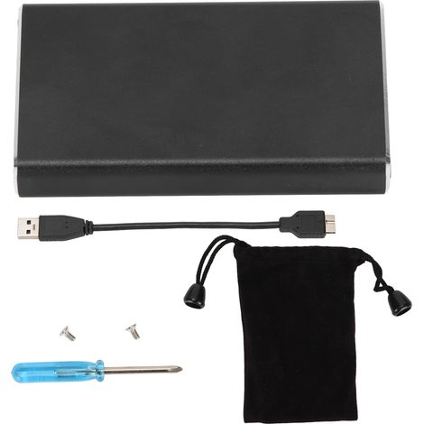 Boîtier disque dur mobile USB 3.0 6 Go, transmission rapide, bonne dissipation thermique, interface USB 3.0, boîtier HDD pour ordinateur de bureau (1/5)