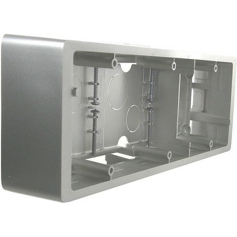 Cadre saillie Céliane 3 postes horizontal ou vertical titane LEGRAND 080246