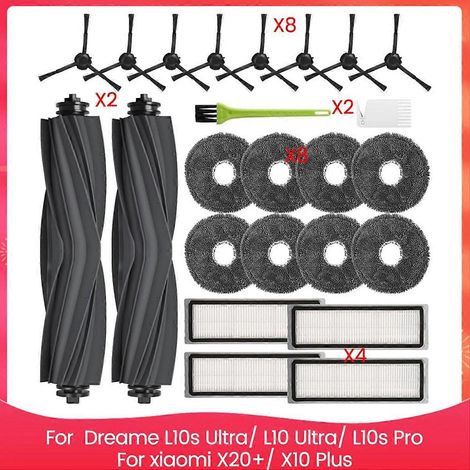 Ersatzteilset für Xiaomi X20+/X10 Plus Saugroboter, kompatibel mit Dreame L10s Ultra/ L10 Ultra/ L10s Pro Modellen. (1/5)