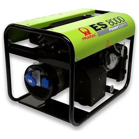 Pramac – Groupe électrogène 6,4kW 230V – Système AVR – Autonomie élevée pour chantiers – Moteur robuste pour applications intensives