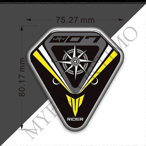 Protections adhésives pour réservoir de moto Yamaha MT-07, MT-07 SP, MT-07 (kit de protection pour réservoir d'essence et d'huile, genoux, modèles 2018, 2019 et 2020) - MT0724 (1/5)