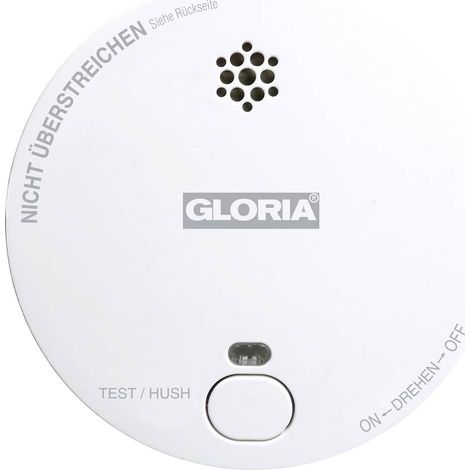 Gloria R1 Rilevatore di fumo a batteria (Ø x A) 100 mm x 33 mm (1/4)