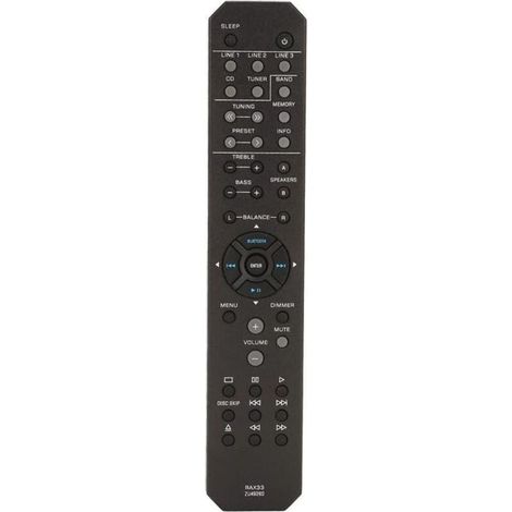 Télécommande de remplacement pour récepteur audio/vidéo, résistante à l\\'abrasion, pour récepteur AV (RS202/RS202BL) (1/4)