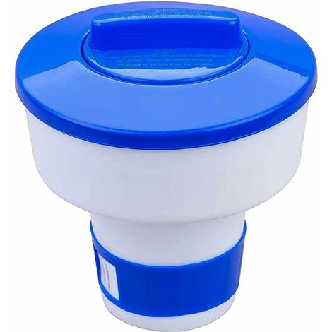Distributeur Flottant pour Piscine, 1pcs 8 Pouce Doseur de Chlore Automatique Réglable Distributeur de Chlore pour Piscines Intérieure et Extérieure, Parc Aquatique, Spa (1/5)
