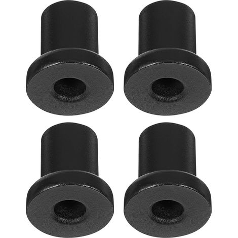 Entretoises de Rail pour Porte de Grange, 4 Pièces, Fer Noir  Fixation Fiable du Rail, pour Porte Coulissante de Grange, Garage et Sous-sol (1/5)