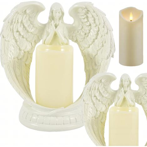 Figurine décorative ange en LED pour Noël 16 cm (1/5)