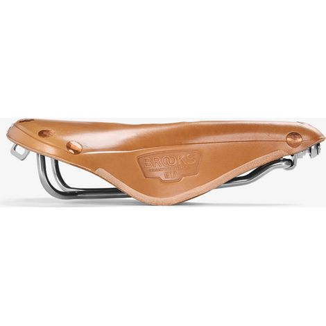 Selle Vélo En Cuir Naturel B17 Utmost - Confort Longue Distance Cycliste - Brooks