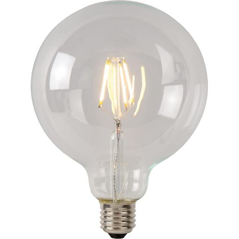 Lucide G95 Class B - Glühfadenlampe - Ø 9,5 cm - LED Dim. - E27 - 1x7W 2700K - Transparent (1/2)