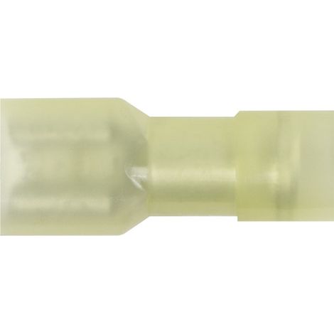 Wiha Flachsteckhülsen vollisoliert 100 St. nach DIN 4 - 6 mm² 6.3 x 0,8 mm (43973)