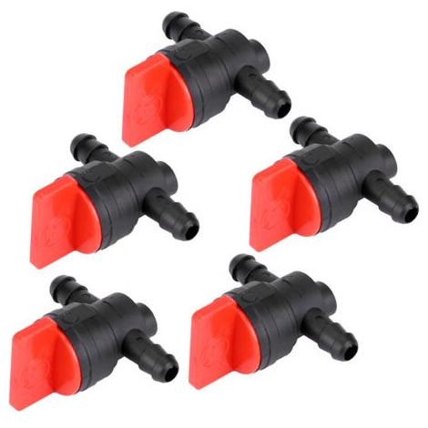 Kit of 5 shut-off valves for fuel tank - Mower and brush cutter compatible - Anti-leak safety - Easy installation (1/5)