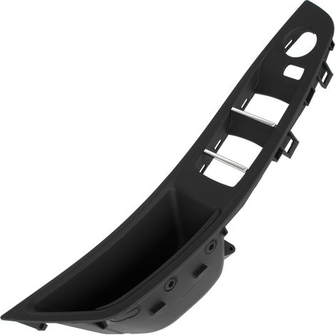 Poignée de porte intérieure avant gauche noire à 1 trou pour BMW Série 5 F10 F11 (2009-2017). (1/5)