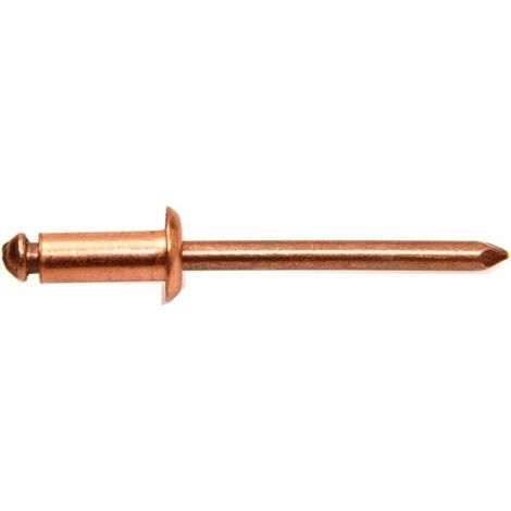 500 Rivets Aveugles Tête Ronde GORIVET CUB TRS 3.2 x 8 mm - Cuivre/Bronze - D-Work
