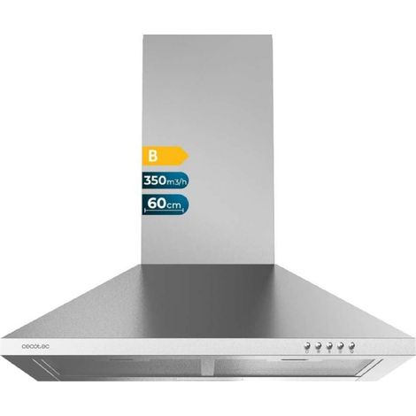Cecotec Campana pirámide Bolero Flux PM 603500 Inox B