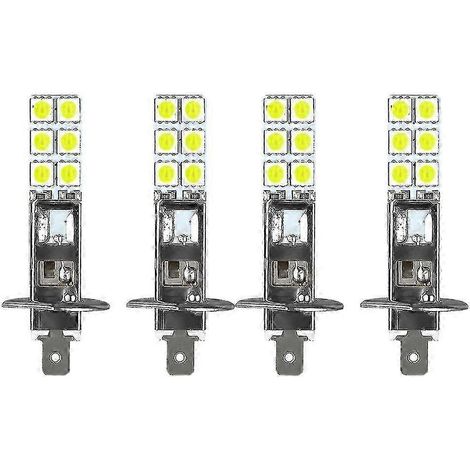 Satz mit 4 H1 80W 6000K superweißen LED-Scheinwerfern für Nebel- und Fernlicht (1/5)