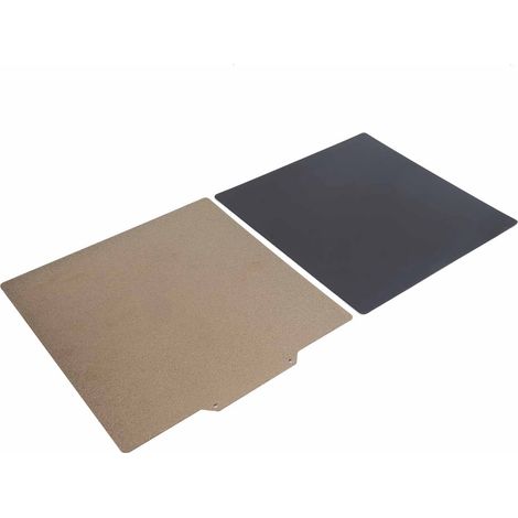 Plaque d'acier pour imprimante, feuille de poudre dorée, autocollant magnétique, accessoires d'impression 3D, 235 x 235 mm (1/5)