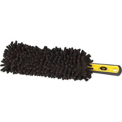 Brosse à Roue Chenille DUNLOP 33cm - Nettoyage Profond Jantes & Roues, Poignée Antidérapante, Efficace & Confort d’Utilisation