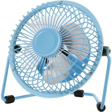 Mini ventilateur USB - AVEKI - 4 pouces - Ultra-silencieux - Économie d'énergie - Construction métallique (1/5)
