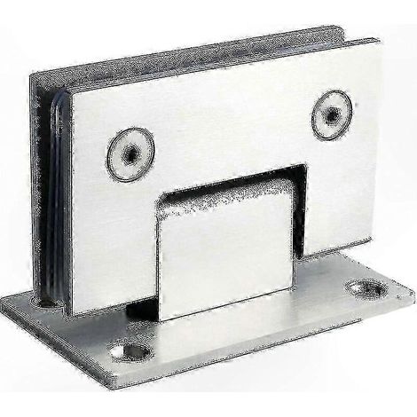 180° schwenkbare, selbstschließende Scharniere für 6–12 mm starke Glasduschtüren, robuste Clips aus Edelstahl 304, 2er-Pack (1/4)