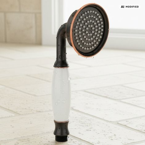 Douche à main PaulGurkes Nostalgie Retro Noir QP (1/4)