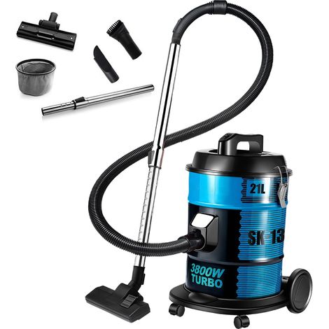 Aspirateur 21L, Aspirateur sans sac 3800W, Aspirateur avec bac à poussière 21 L, Câble d'alimentation 4,5 m, Aspiration puissante (1/5)