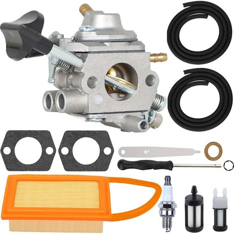 BR 600 Carburateur pour Stihl BR600 BR500 BR550 souffleur à Dos souffleur à Feuilles remplace pour Zama C1Q-S183 C1Q-S184 4282-120-0606 4282-120-0607 4282-120-0608, avec Filtre à air (1/5)