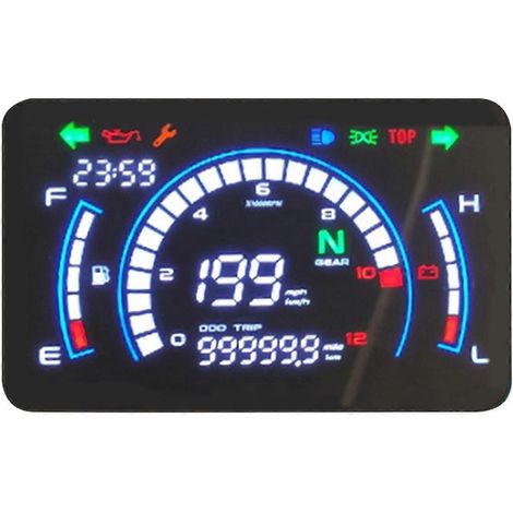 Tableau de bord numérique universel pour moto DREAM EX5-- (1/5)