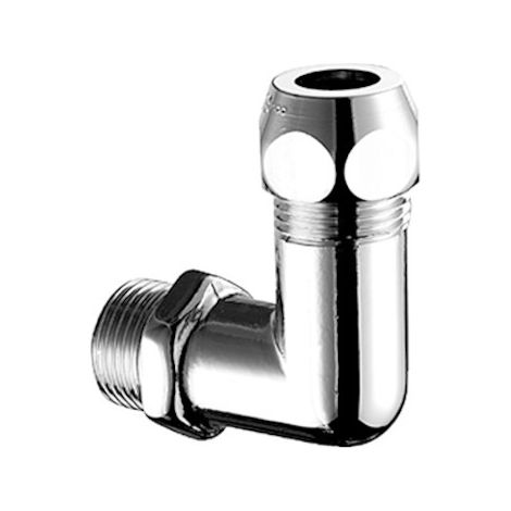 Schell Winkel Verschraubung DN 15 G 1/2" AG x 1/2" AG, d. 12mm, Chrom (1/4)