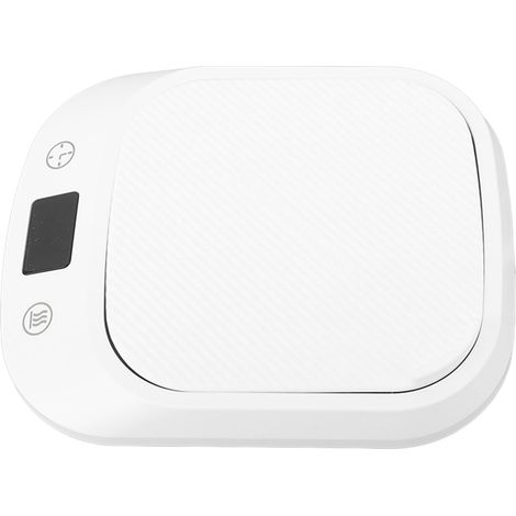Chauffe-tasse électrique tactile intelligent avec coussinet en silicone pour ordinateur de bureau, idéal pour le thé au lait et autres boissons chaudes. Convient pour la maison et le bureau. Blanc. Pr (1/5)