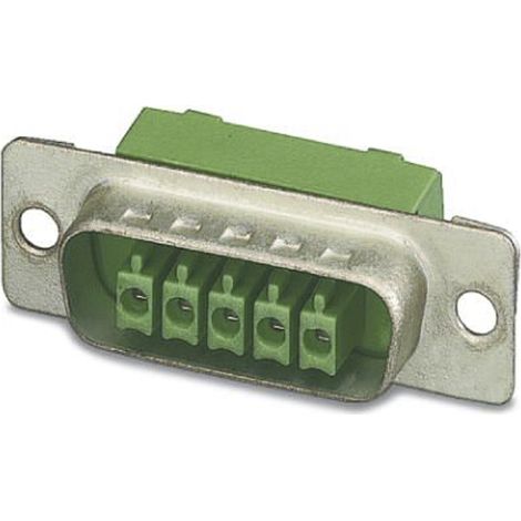 Connecteur Sub-D Femelle Phoenix Contact 5 voies Vis Droit ( Prix pour 1 )