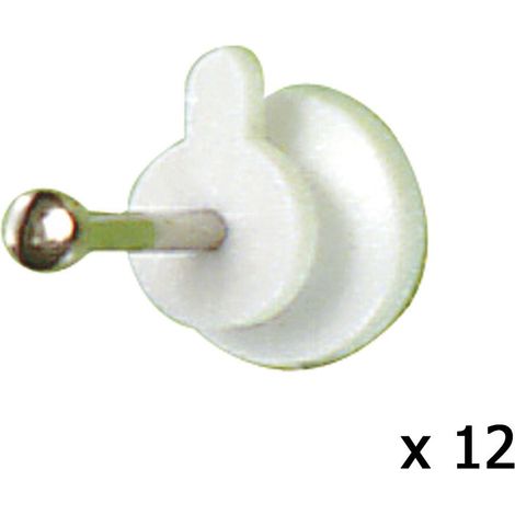 Petit cintre pour tableau rond (Blister 12 unités) Clou (1/2)