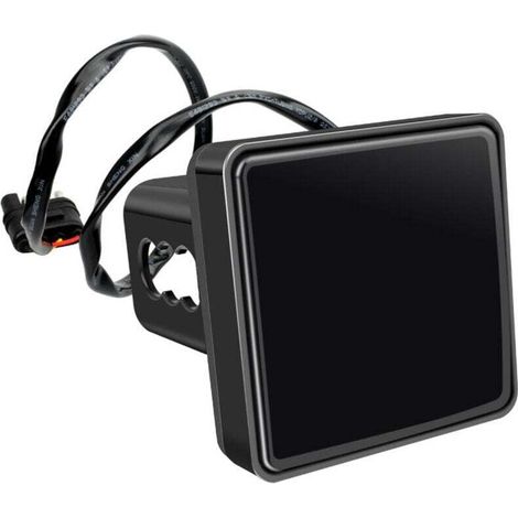 Feu de Freinage à Lentille Rouge pour Attelage de Remorque, Feu Arrière Fumé Super Lumineux Avec 15 LEDs, Indicateur de Freinage pour Remorques SUVs Camions Caravanes Tracteurs(Noir) (1/4)
