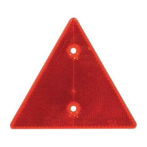 Catadioptre triangle rouge 135x156mm à visser HELLA 8RA002020002 (1/3)