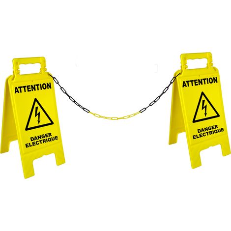 Kit Danger électrique + 5m de chaine Ø6mm - 4292083