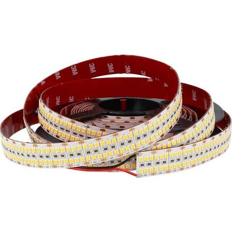 24V Bobina Striscia Led 20mm 75W/M Bianco Neutro 2400 SMD 2835 5 Metri
