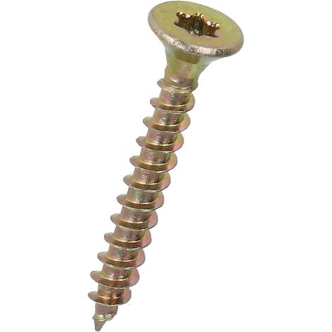 Vis pour panneaux d'aggloméré diam. 4 x 30 mm avec tête fraisée