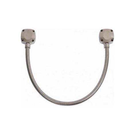Gaine inox renforcée 50 cm diamètre 13/10 mm avec chapeaux carrés - SEWOSY - (1/2)