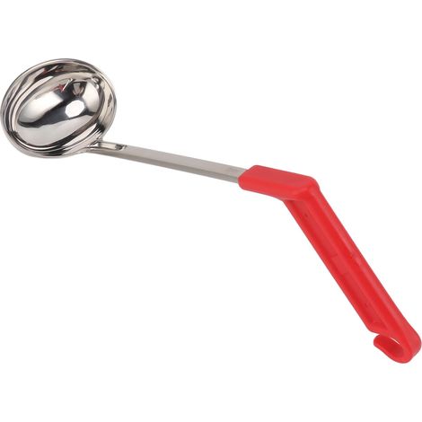 Louche en acier inoxydable anti-brûlure à manche incurvé multifonction pour cuisine domestique, capacité 80 ml (1/5)