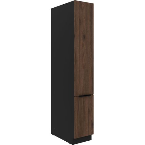 Küchen Apothekerschrank 30 cm MONZA Okapi Nußbaum Küchenzeile Küchenblock (1/5)