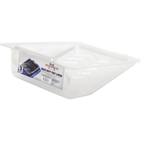 Marshalltown Heavy-Duty Paint Tray Liners (3 Pack) - Durable, Professional-Grade Painting Accessories