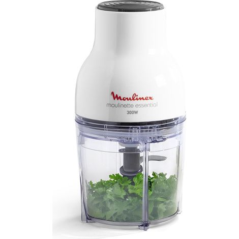 Hachoir Électrique 3en1 Moulinette – 300W, Bol 400ml, Blanc (1/2)