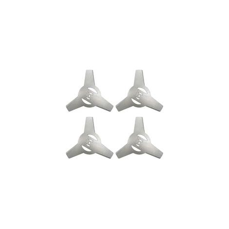 Accessoires pour Tondeuses à Gazon Accessoires for Outils électriques de Jardin, 4 pièces, 5 mm, métal, 3 Dents, for débroussailleuse électrique Outil (1/4)