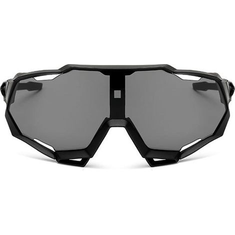 Lunettes de cyclisme PC grand cadre résistant aux chocs UV accessoires sportifs vélo extérieur (1/5)
