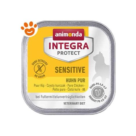 AnimonCat Integra Sensitive Pollo Puro Gluten Free - Vaschetta 100 Gr -