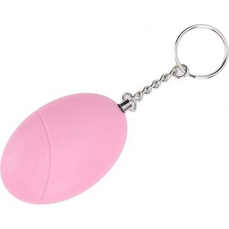 Alarme personnelle rose à piles 120 dB 12 V, outil d'autoprotection pour femmes, enfants et personnes âgées (1/5)
