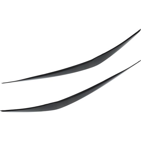Pièces Garniture Sourcil de Phare Noir Brillant, Moulure Paupière Gauche Droite pour BMW Série 1 F20 F21 Restylage Hayon 2015-2019 (1/5)