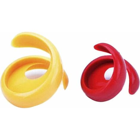 2 pièces manuel fantaisie saucisse spirale Barbecue Hot Dogs Cutter trancheuse cuisine coupe auxiliaire Gadget fruits légumes outils (1/5)